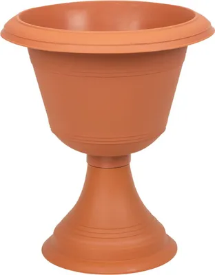 Produktbild von Eleganter Pflanzpokal Amphore Pflanzgefäß hoch Terracotta H 37,5 cm Blumentopf