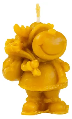 Image de Bougie Reniferek, fabriquée à 100% à partir de cire d'abeille naturelle
