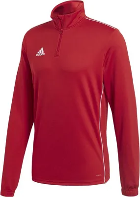 Image de Adidas CORE 18 débardeur d'entraînement rouge et blanc