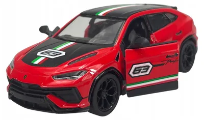 Obrázek produktu pro KINSMART, model auta Lamborghini Urus Performante, červená barva, měřítko 1:40