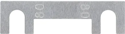 Sicherung 80 A, Bandzekering, ungeschützt, Zink, 1 St.