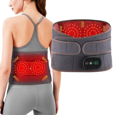 Productafbeelding van Elektrische rugmassageband - met infraroodlicht - warmte en vibratie