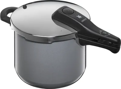 Produktbild von WMF Fusiontec Perfect Schnellkochtopf, 22 cm, 6,5 l, Platinum 3201112872 4000530744692