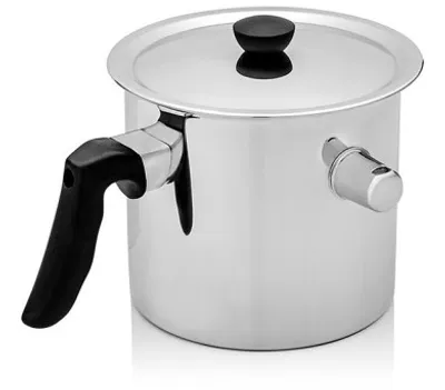 Produktbild von FLORINA MILK POT Livio 13X15CM 1,5L Kochtopf inkl. Deckel, Edelstahl, 20 cm Durchmesser