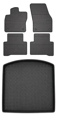 Immagine prodotto di Tappetini gomma SolidPRO + bagagliaio per Volkswagen Touran II 2016- 5 pezzi