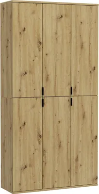 Image de ProjektX armoire de rangement 4+2 portes 6 portes chêneReproduction.