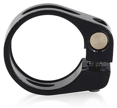 Productafbeelding van Zadelklemring, aluminiumlegering, 31,8-34,9 mm, zwart, voor fietsen