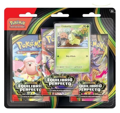 Produktbild von Pokemon Trading Card Game Scarlet & Violet Temporal Forces 3er Blister Englisch Mehrfarbig Kinder Mehrfarbig One Size