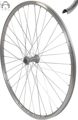 Produktbild von REDONDO 28 Zoll Vorderrad Laufrad Hohlkammer Felge Shimano HB-T3000 Nabe Silber