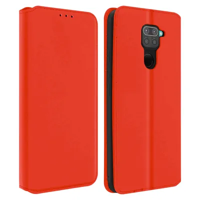 Produktbild von Avizar, Kunstleder Cover Classic Edition Xiaomi Redmi Note 9, Rot