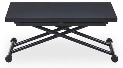 Image de MENZZO Table basse relevable Carrera Noir carbone