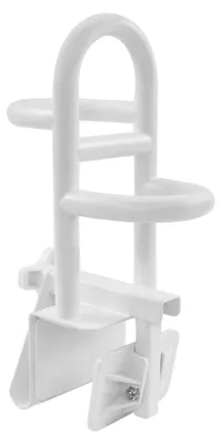 Produktbild von Badewannen Haltegriff - Sicherheitsgriff für Senioren - Kohlenstoffstahl 136 kg - Verstellbare Höhe - Rutschfeste Klemme - Weiß