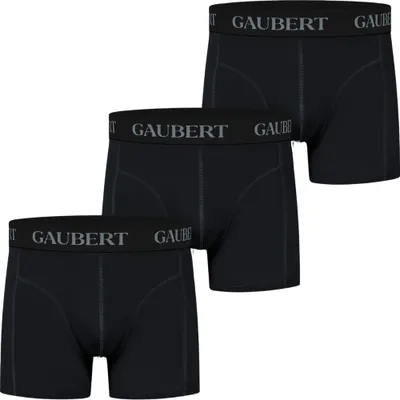Immagine prodotto di Gaubert, slip in cotone con bambù - confezione da 3 pezzi - colore nero - taglia M