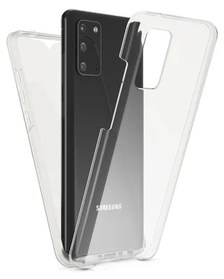Produktbild von NALIA 360 Grad Handy Hülle kompatibel mit Samsung Galaxy S20, Full Cover Case