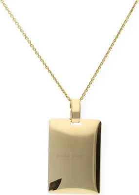 Produktbild von JuwelmaLux Anhänger 333 Gold Gravurplatte JL14-02-0182