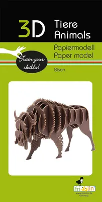 Obrázok produktu pre Fridolin 3D model, zubor, špeciálny kartón, laserom rezaný č. 11665