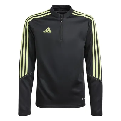 Produktbild von adidas TIRO23 CBTRTOPY 3 Streifen warmes Trainingsoberteil Kinder schwarz/hellgrün schwarz/hellgrün 140