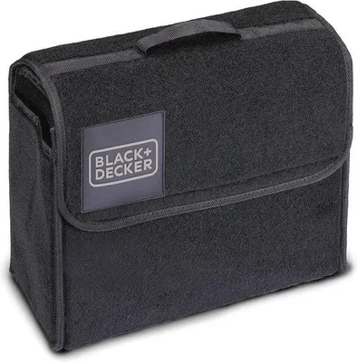 Immagine prodotto di Organizer per bagagliaio 29x15x30 cm, nero, con chiusura in velcro e maniglia