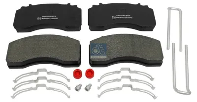Produktbild von Bremsbelagsatz Scheibenbremse Vorderachse DT SPARE PARTS für u.a. MAN TGA