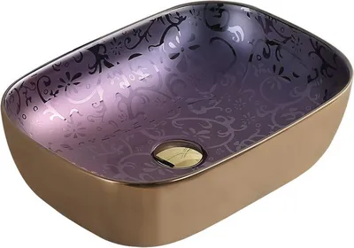 Produktbild von Mexen Rita Aufsatzwaschbecken 45 x 32 cm, Lila - 21084557