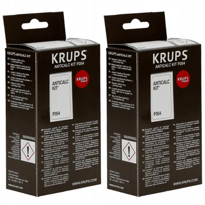 Produktbild von KRUPS Entkalker F054 2er Set – ANTICALC KIT für Kaffeevollautomaten