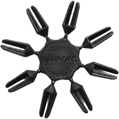 Immagine prodotto di Harrows - Set di 8 protezioni per freccette "Flugretter" (taglia unica) (colore nero)