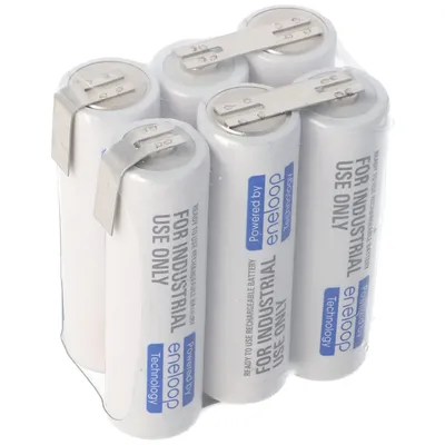Produktbild von Panasonic eneloop Standard 7.2 Volt AkkuPack F2x3 6/BK-3MCCE mit Lötfahne