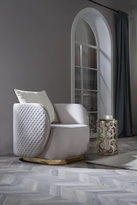 Produktbild von Luxus Sofa Ovale Sofagarnitur Set Polster Möbel 3+2+1 Samt Textil 3tlg.