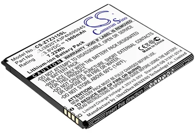 Produktbild von TECHTEK Akku Kompatibel mit [ZTE] Blade A3 2019, Blade Vantage 2, Z3153, Z3153VPP Ersetzt Li3820T43P4h695945