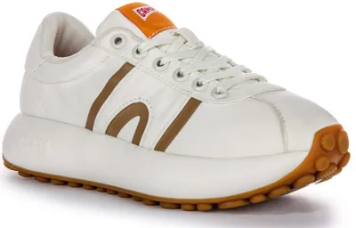 Produktbild von Camper Pelotas Athensw Advance Kühne Ästhetik Lace Up Textil Sneaker in Weiß – 6M/7W UK - 40 EU - 7M/9W US / White