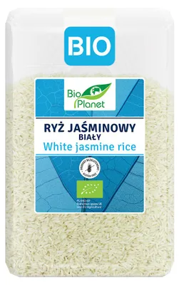 RYŻ JAŚMINOWY BIAŁY BEZGLUTENOWY BIO 2 kg - BIO PLANET