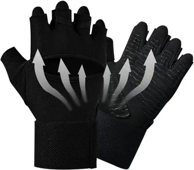 Produktbild von Damen-Sporthandschuhe | Atmungsaktive, rutschfeste Gewichtheberhandschuhe | Gewichtheberhandschuhe – für Fitnessstudio, Training, Fitness, Bodybuilding, Radfahren, Arbeit, Motorradfahren