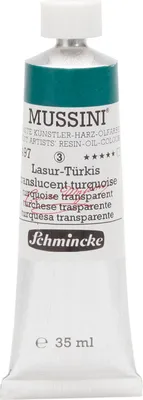 Produktbild von Schmincke 35ml MUSSINI Lasur-Tuerkis Öl 10 497 009