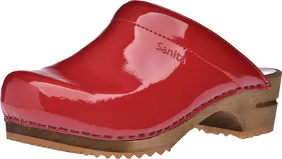 Obrázok produktu pre Sanita Wood-Classic Patent Open Clog Red veľkosť 36