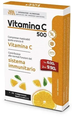 Obrázok produktu pre SANAVITA VITAMÍN C, žuvacie tablety, 30 ks