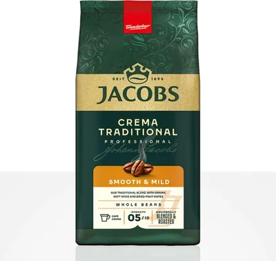 Produktbild von Jacobs Professional Crema Traditional Smooth & Mild 8 x 1kg Kaffeebohnen