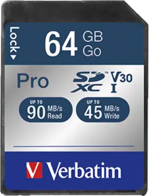 Productafbeelding van VERBATIM U3 SDXC-kaart, 64 GB