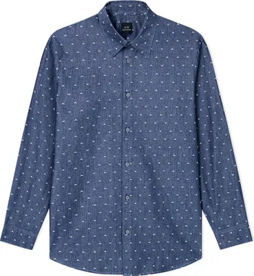 Immagine prodotto di Armani Exchange Xm001716_af17528 Camicia a maniche lunghe Blu M Uomo Blu M