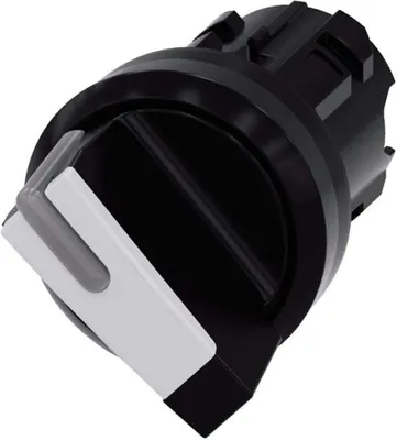 Immagine prodotto di Interruttore rotante Siemens anello anteriore plastica nero, bianco 1 x 45° SIRIUS ACT 3SU1002-2BC60-0AA0 1 pz