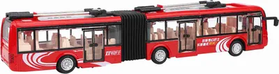 Obrázok produktu pre 1:48 CS0133 Elektronický mestský autobus Svetelné auto Vzdelávacia hračka pre deti Detský dopravný model (červená)