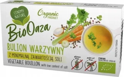 Obrázok produktu pre BIOOAZA zeleninový bujón v kockách s minimálnym obsahom soli, 60 g