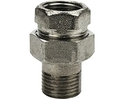 Obrázek produktu pro Šroubení k radiátoru niklované přímé 3/8"