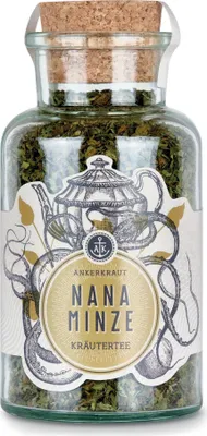 Produktbild von Nana Minze Kräutertee, 40g im Korkenglas