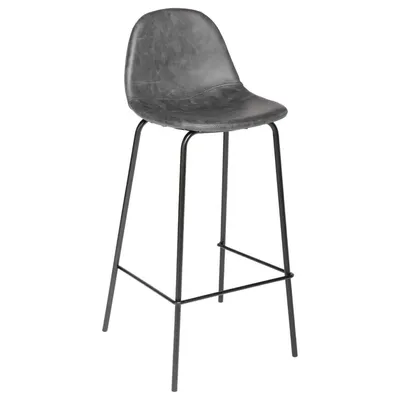 Zdjęcie produktu dla Stołek barowy VLADI, krzesło na podwyższeniu, VINTAGE, wysokość: 95 cm