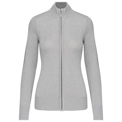 Produktbild von Kariban Damen Cardigan mit Reißverschluss