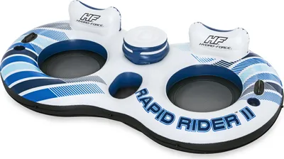 Produktbild von Bestway® Hydro-Force™ 2-Personen-Schwimmring mit Rückenlehne Rapid Rider™ II 251 x 132 cm