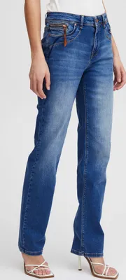 Produktbild von Pulz PZKarolina - 50205580 Jeans Straight Leg Damen Jeans Denim Hose skinny fit