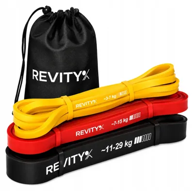 Produktbild von Revity Power Bands Widerstandsbänder Set 3-29 kg für Kraftaufbau