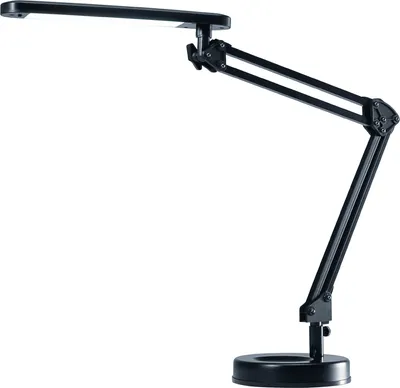 Produktbild von Schreibtischleuchte Alu.schwarz H.max.600mm Standfuß m.LED HANSA