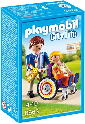 Produktbild von PLAYMOBIL City Life Kind im Rollstuhl, 4 Jahr(e), Mehrfarbig, Kunststoff